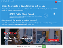 Tablet Screenshot of isitmeorisdown.com